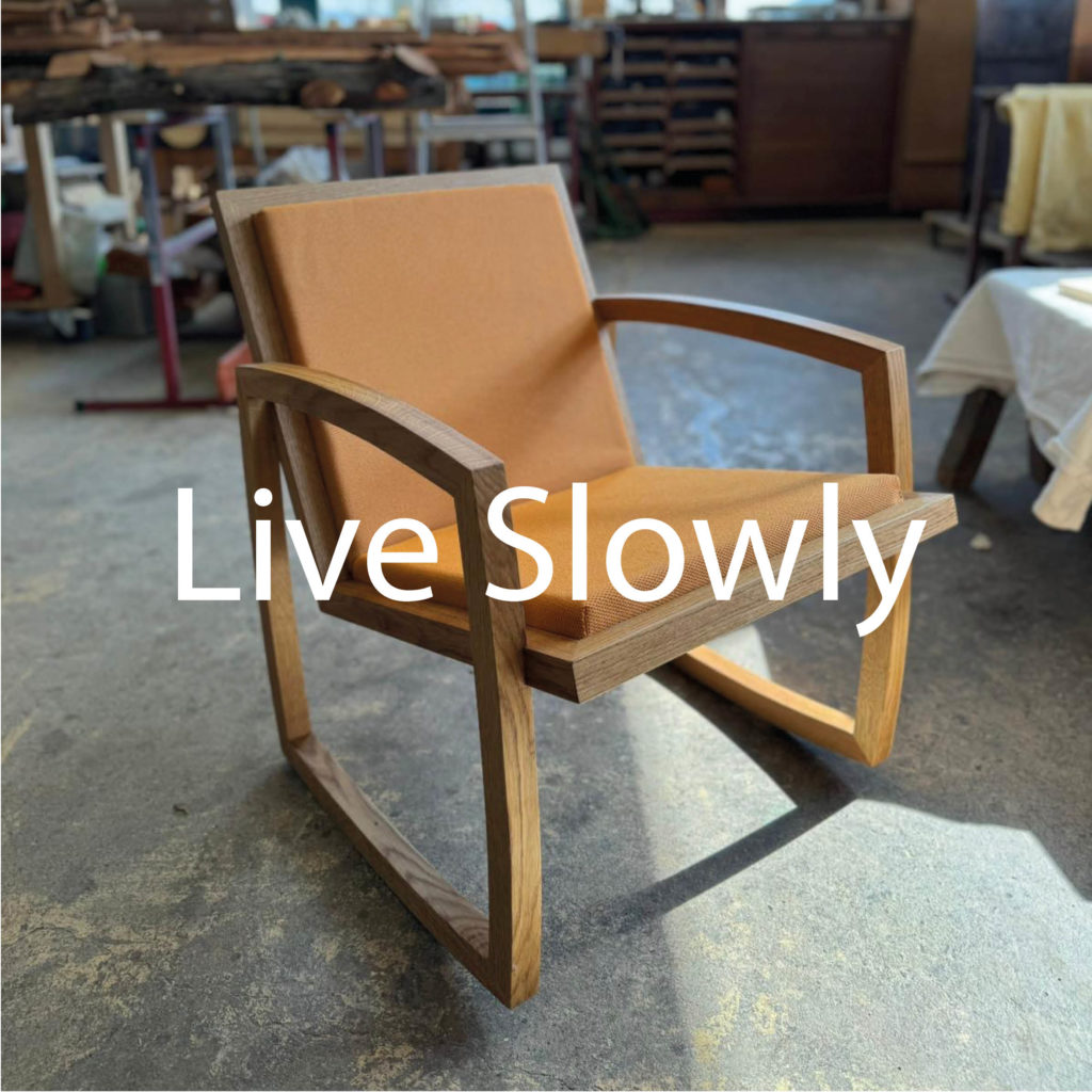 Tempo d'éco, Live Slowly - Chaise à bascule